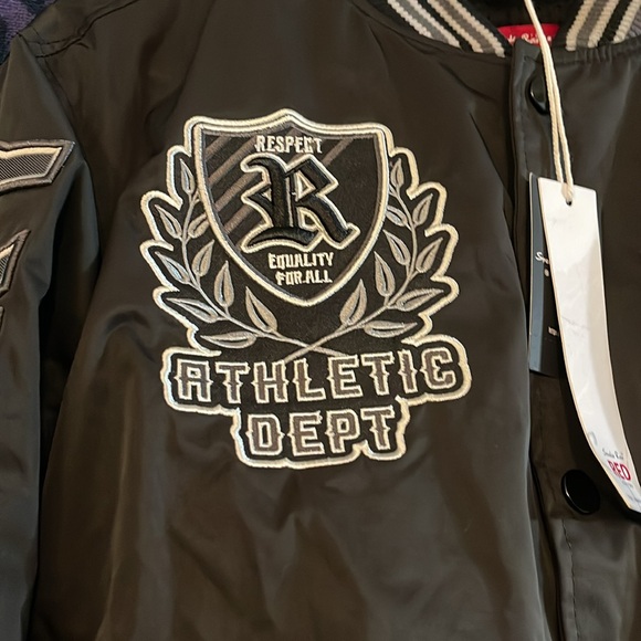 NWT Smoke Rose Red crop button down embroidered jacket - Picture 3 of 11